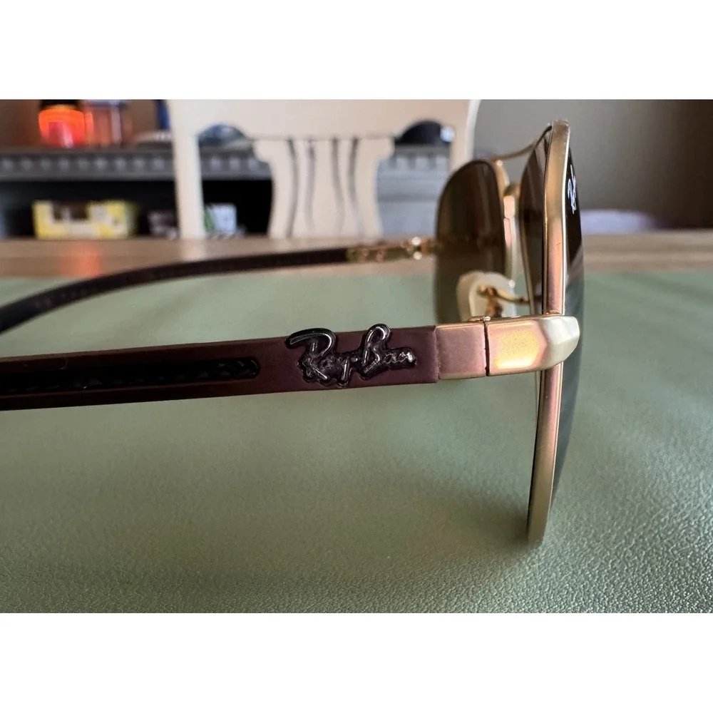 Ray-Ban Aviator RB 8307 112/85 Carbon Fiber Matte Gold 58-14mm Gradient Lenses